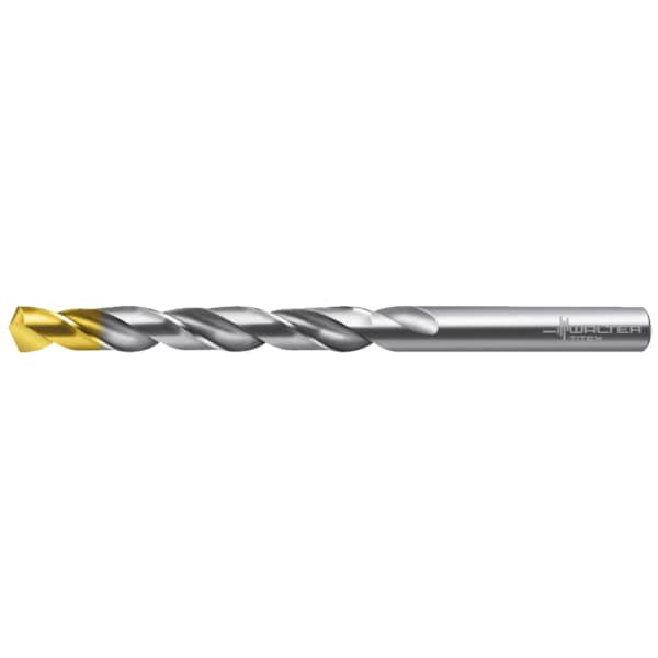 Walter Jobber Drills, 0.3898 inch diameter, 8 xDc, HSS, no coolant exit, for DA110-08-09.900U0-WZ90AJ